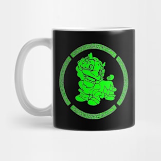 Green Chinese Dragon Mug